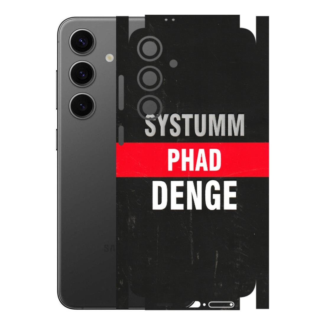 Samsung A/S Series Phone Skins (All Models) - Systumm Phad Denge - 3D Embossed Finish (L-278) Samsung Galaxy S24 Plus