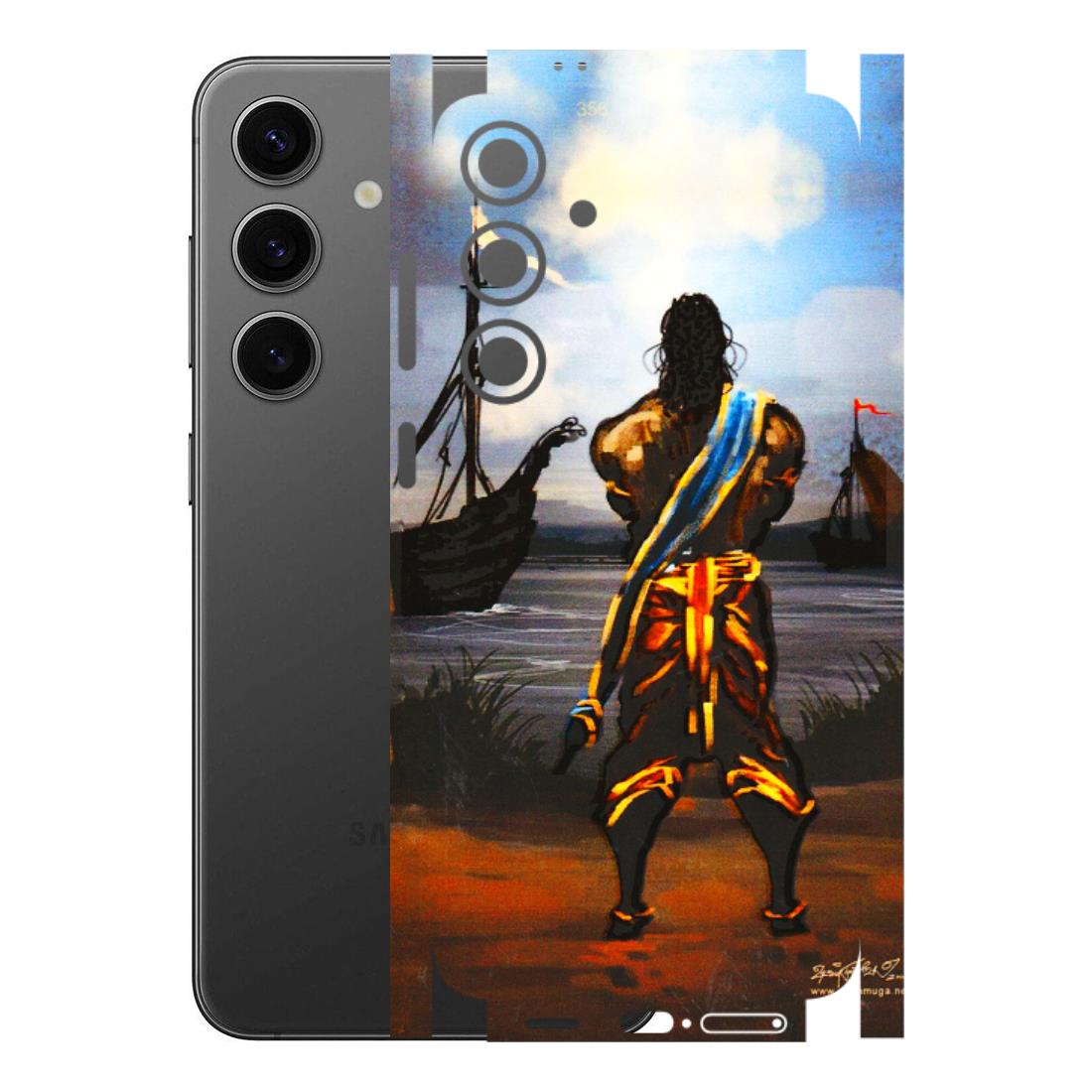 Samsung A/S Series Phone Skins (All Models) - Heavenly God Figure - 3D Embossed Finish (L-34) Samsung Galaxy S24 Plus