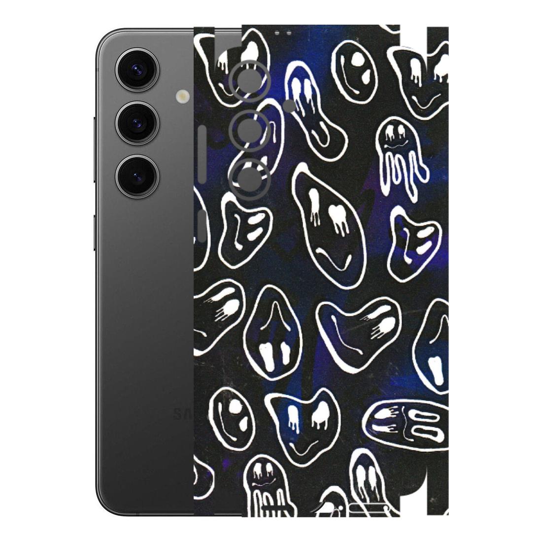 Samsung A/S Series Phone Skins (All Models) - Distorted Smileys - 3D Embossed Finish (L-92) Samsung Galaxy S24 Plus