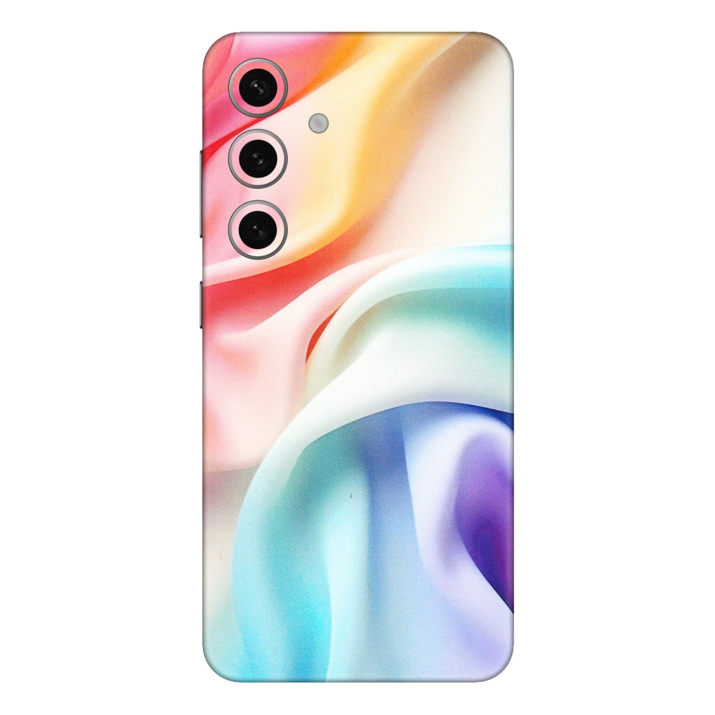 Samsung A/S Series Phone Skins (All Models) - Colourful Silk Cloth - Matte Finish (M-165) Samsung Galaxy S24 Plus