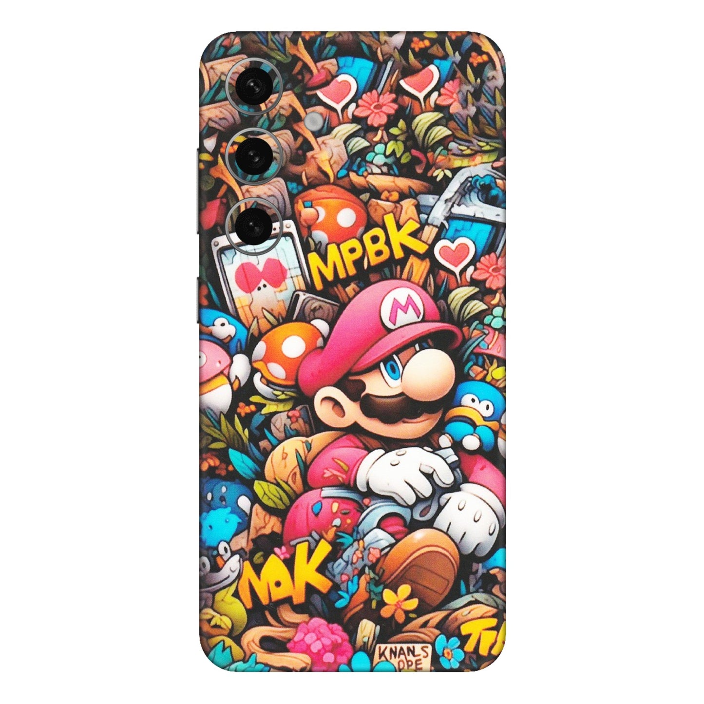 Samsung A/S Series Phone Skins (All Models) - Super Mario Bros Artistic - Matte Finish (M-173) Samsung Galaxy S24 Plus