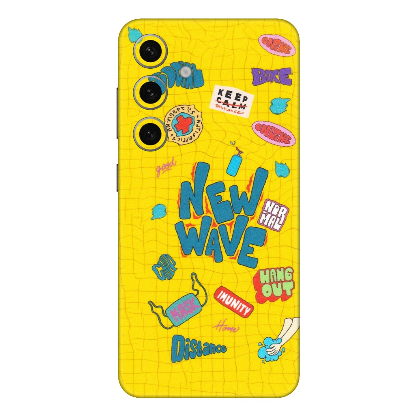 Samsung A/S Series Phone Skins (All Models) - New Wave Life - Matte Finish (M-17) Samsung Galaxy S24 Plus