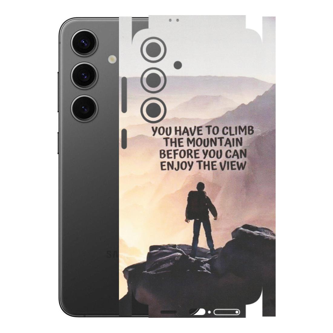Samsung A/S Series Phone Skins (All Models) - Motivational Hiking Mountain - Matte Finish (M-28) Samsung Galaxy S24 Plus