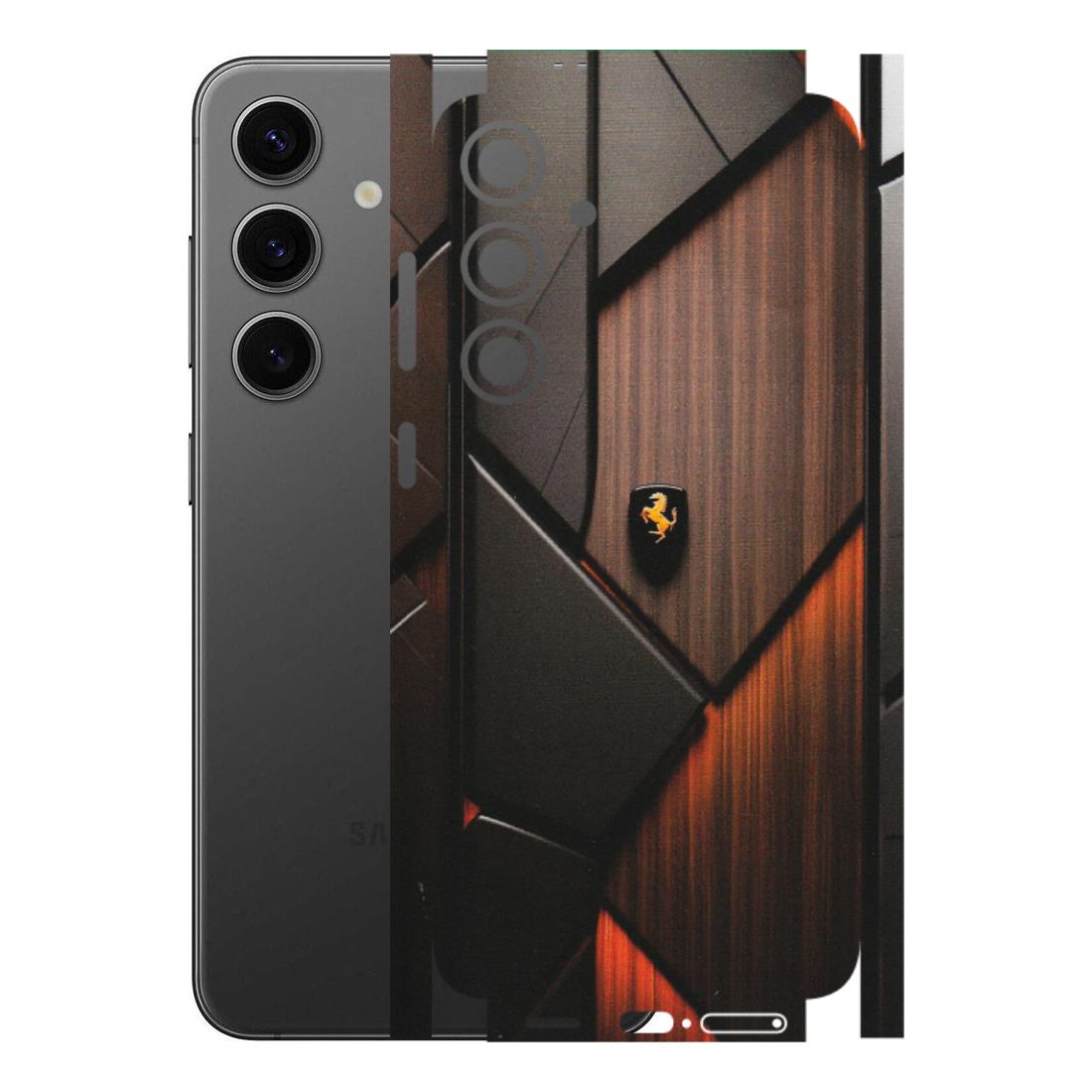 Samsung A/S Series Phone Skins (All Models) - Lambo Beauty Wood Pattern Sober - Matte Finish (M-51) Samsung Galaxy S24 Plus