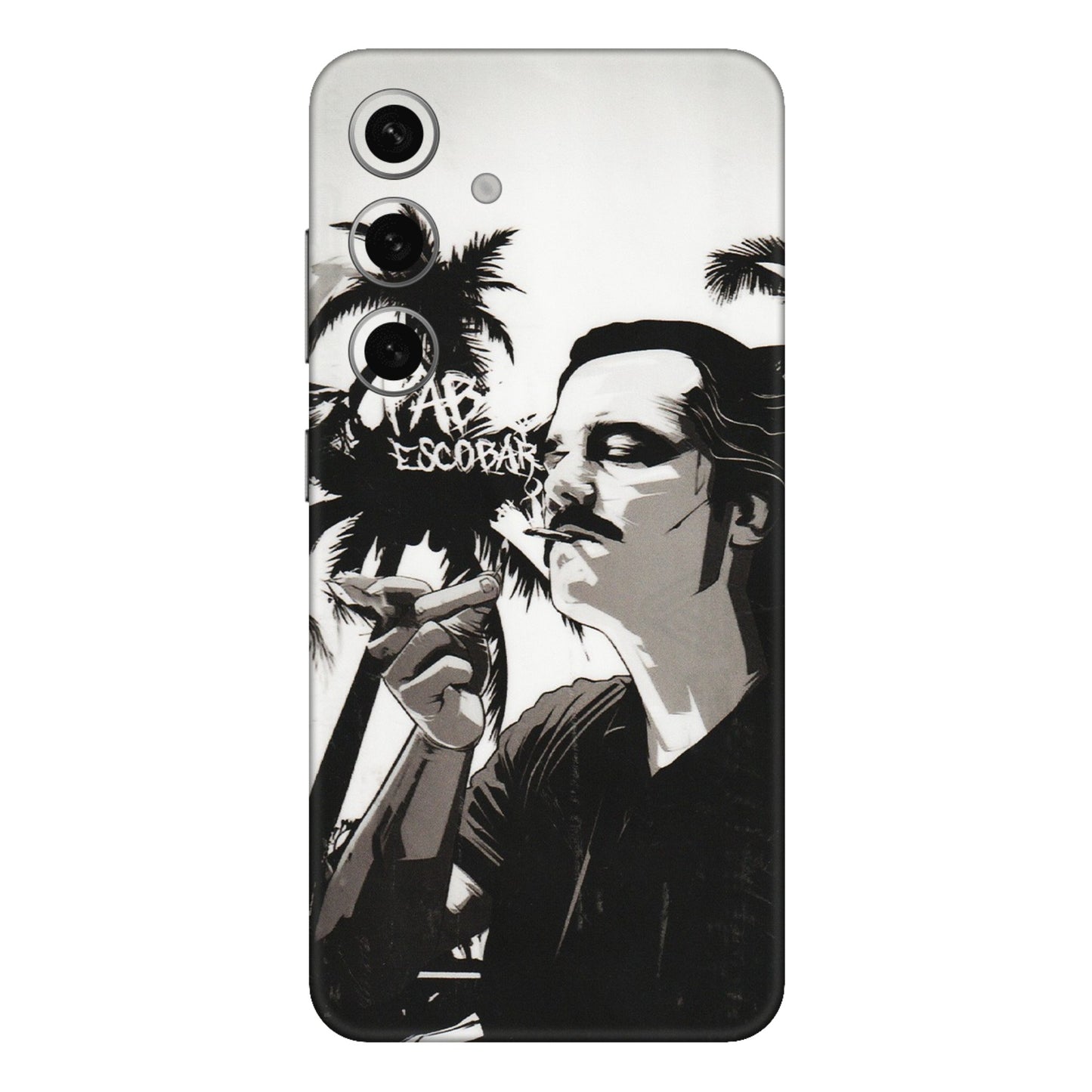 Samsung A/S Series Phone Skins (All Models) - Pab Escobar - Transparent Finish (T-05) Samsung Galaxy S24 Plus