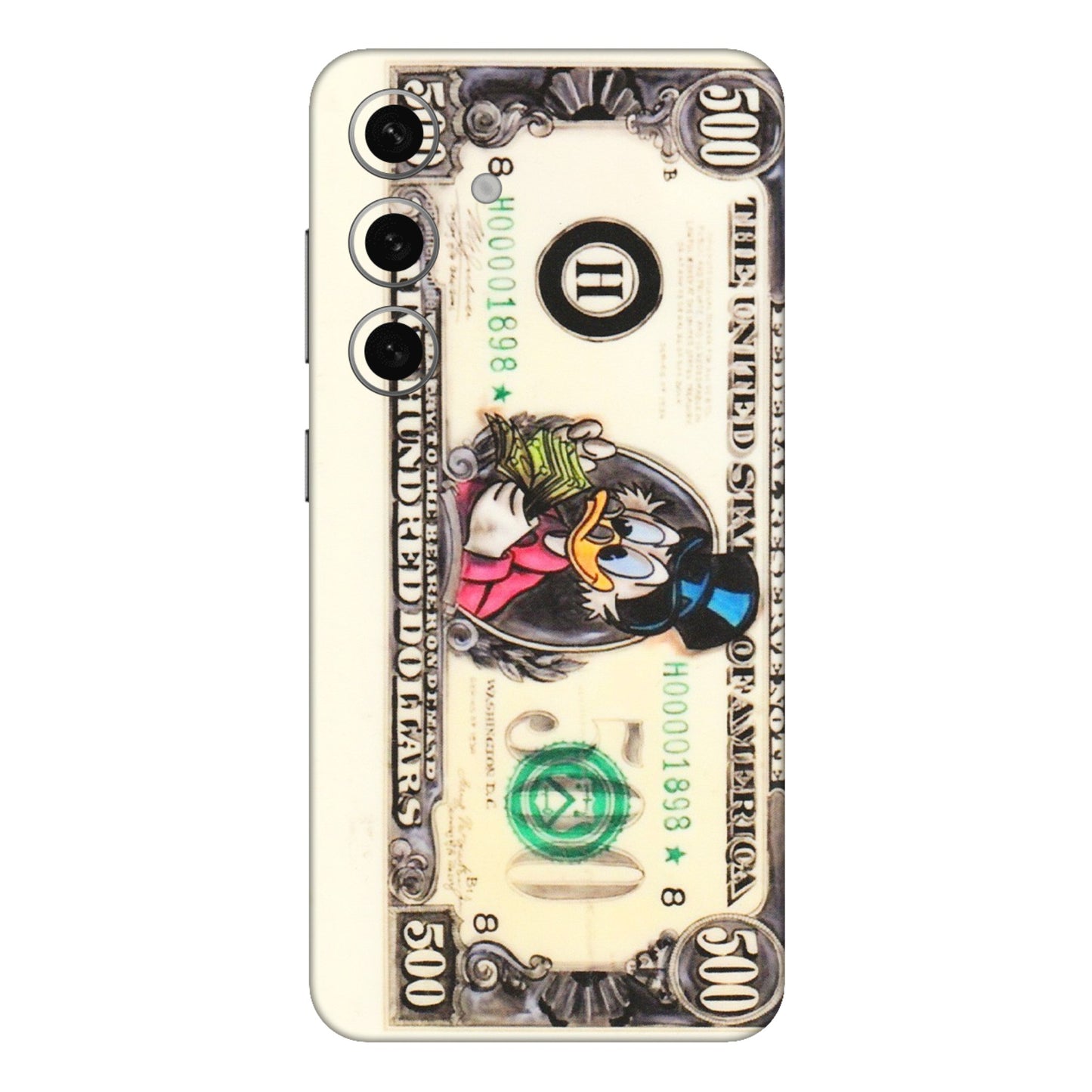 Samsung A/S Series Phone Skins (All Models) - Five Hundred Dollar Duck - Transparent Finish (T-15) Samsung Galaxy S24 Plus