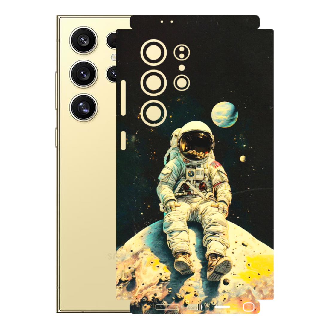 Samsung A/S Series Phone Skins (All Models) - Astronaut in Space - 3D Embossed Finish (L-16) Samsung Galaxy S24 Ultra (5G)