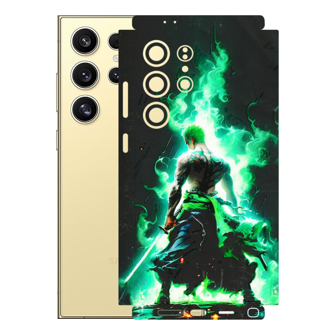 Samsung A/S Series Phone Skins (All Models) - Zoro Sword - 3D Embossed Finish (L-241) Samsung Galaxy S24 Ultra (5G)