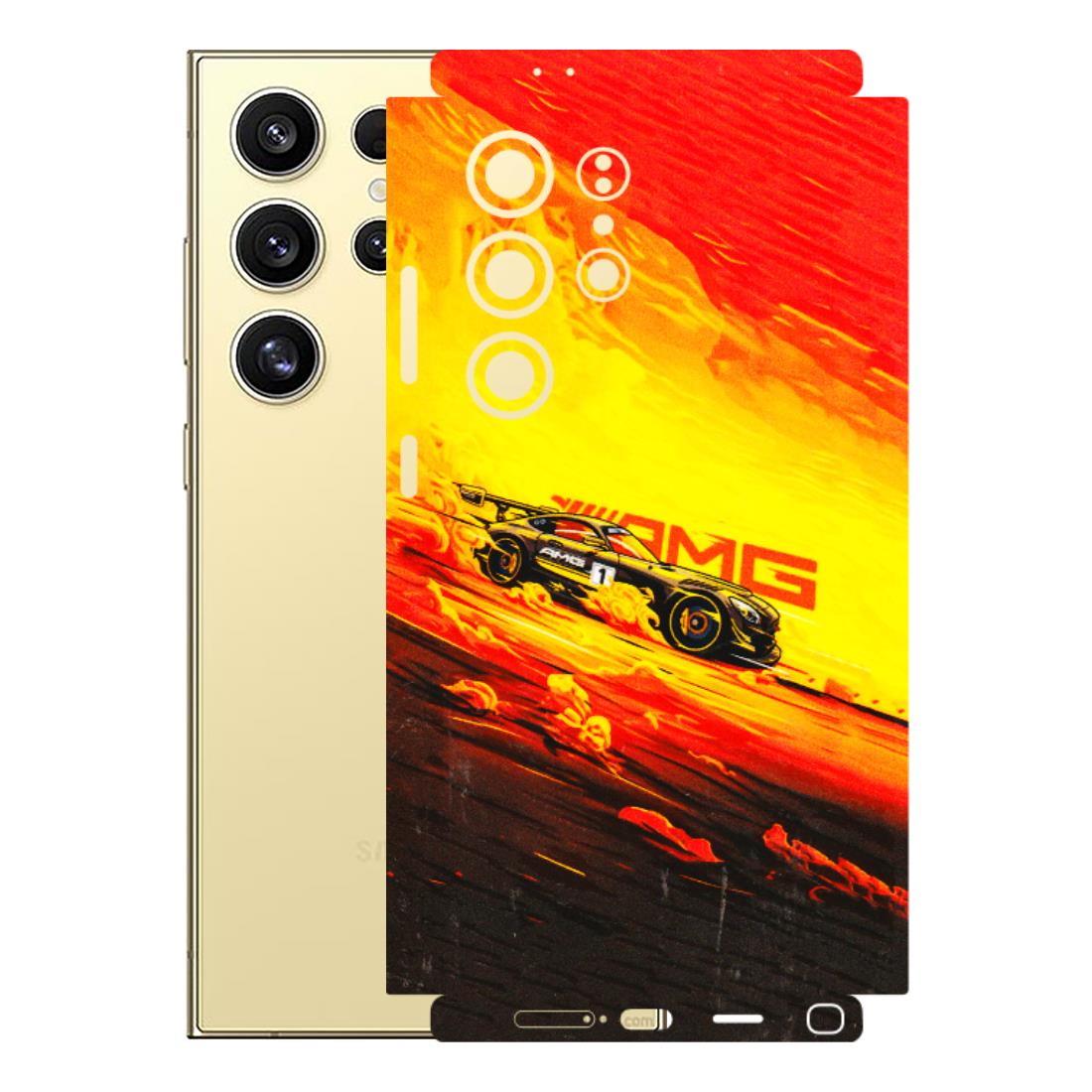 Samsung A/S Series Phone Skins (All Models) - AMG Car Speed Cover - 3D Embossed Finish (L-256) Samsung Galaxy S24 Ultra (5G)