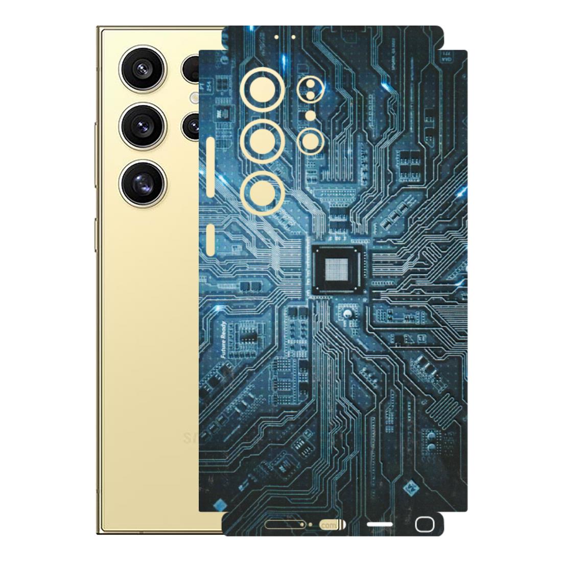 Samsung A/S Series Phone Skins (All Models) - Original Circuit - 3D Embossed Finish (L-267) Samsung Galaxy S24 Ultra (5G)