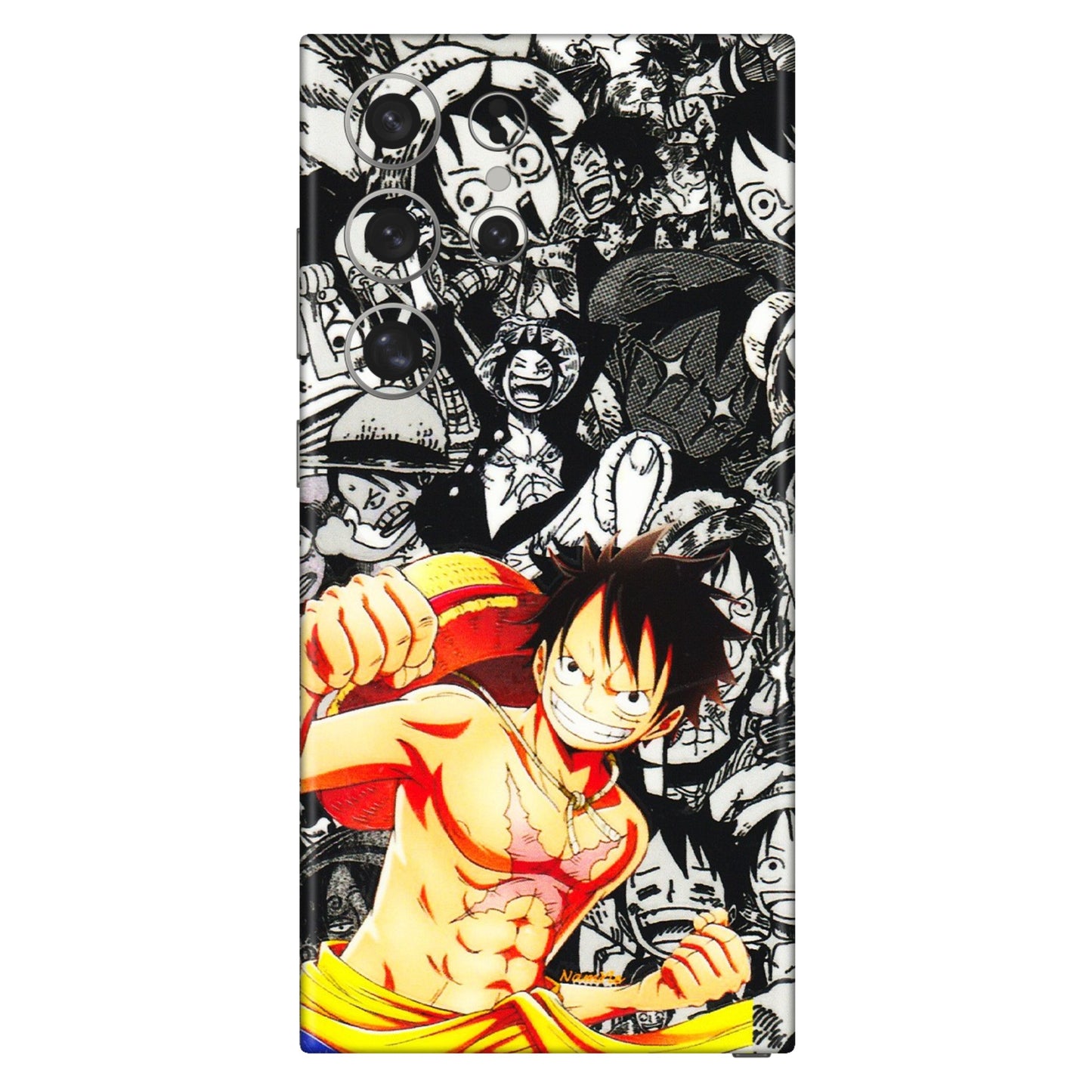 Samsung A/S Series Phone Skins (All Models) - Anime Comics Games Doodles - 3D Embossed Finish (L-27) Samsung Galaxy S24 Ultra (5G)
