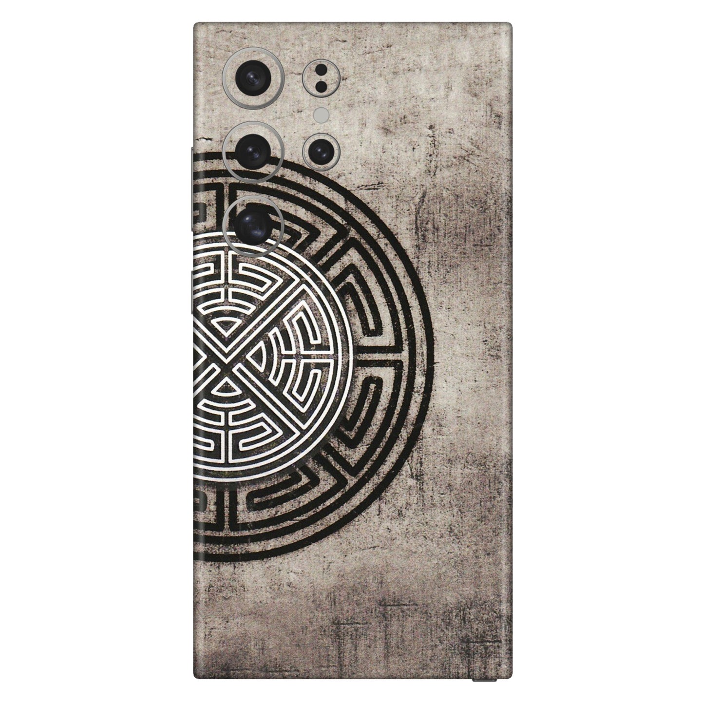 Samsung A/S Series Phone Skins (All Models) - Mysterious Circular Design - 3D Embossed Finish (L-63) Samsung Galaxy S24 Ultra (5G)