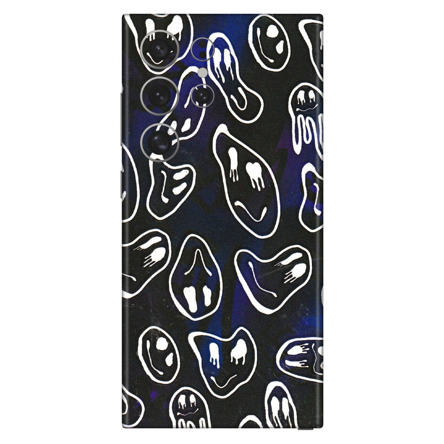 Samsung A/S Series Phone Skins (All Models) - Distorted Smileys - 3D Embossed Finish (L-92) Samsung Galaxy S24 Ultra (5G)