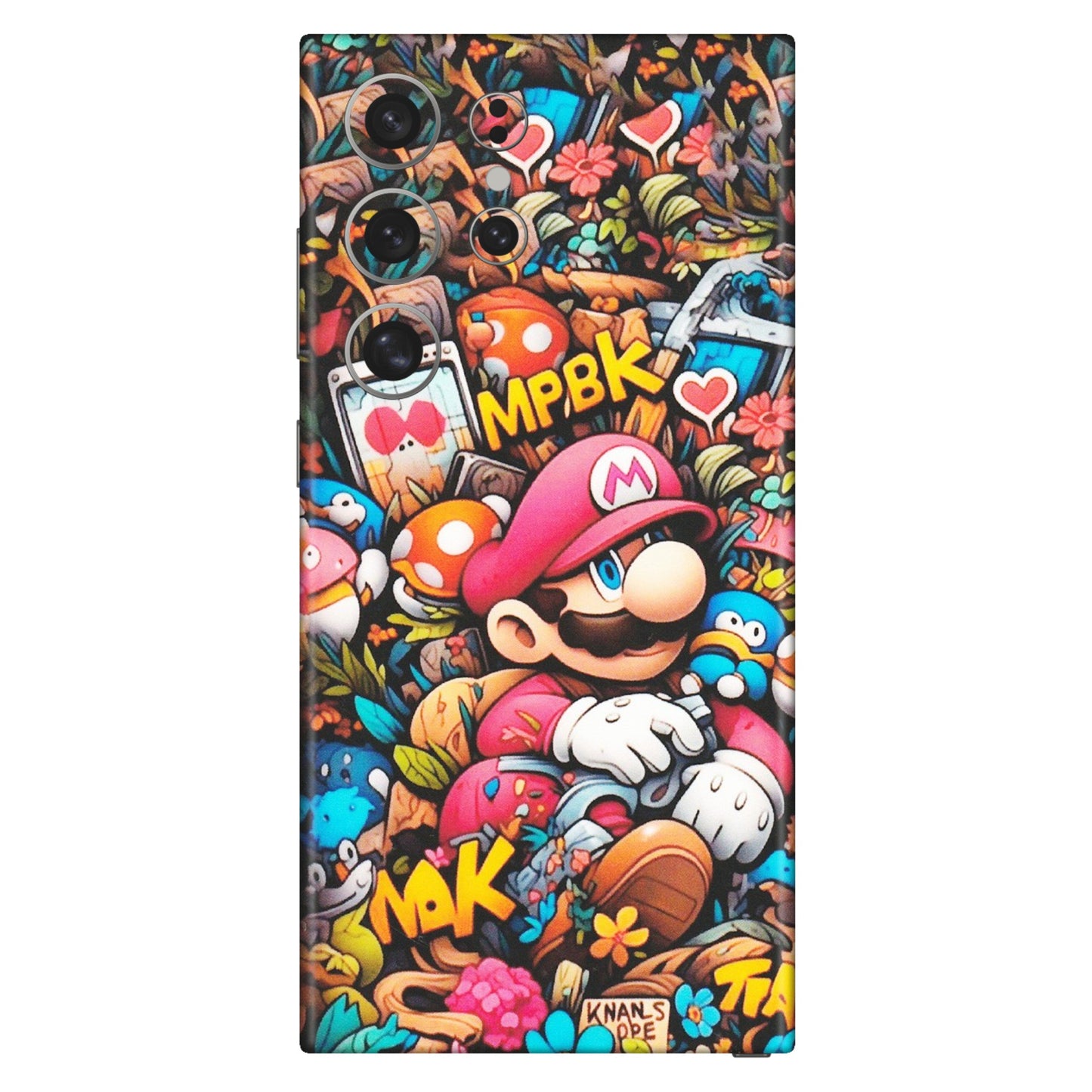 Samsung A/S Series Phone Skins (All Models) - Super Mario Bros Artistic - Matte Finish (M-173) Samsung Galaxy S24 Ultra (5G)