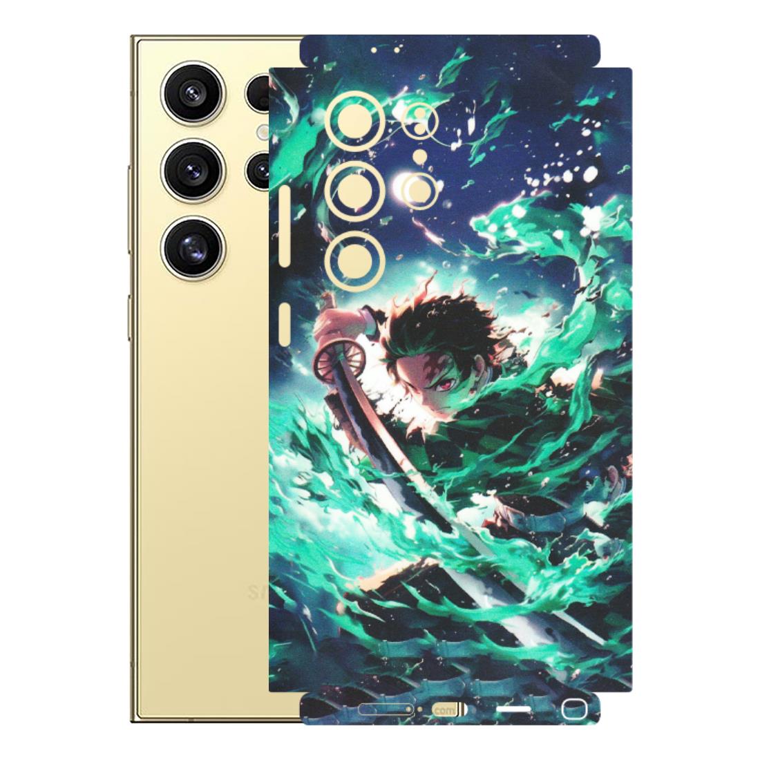 Samsung A/S Series Phone Skins (All Models) - Sword Fighter Anime - Matte Finish (M-29) Samsung Galaxy S24 Ultra (5G)