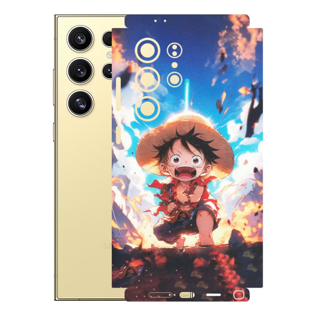 Samsung A/S Series Phone Skins (All Models) - Toon One Piece Cute Character - Matte Finish (M-35) Samsung Galaxy S24 Ultra (5G)