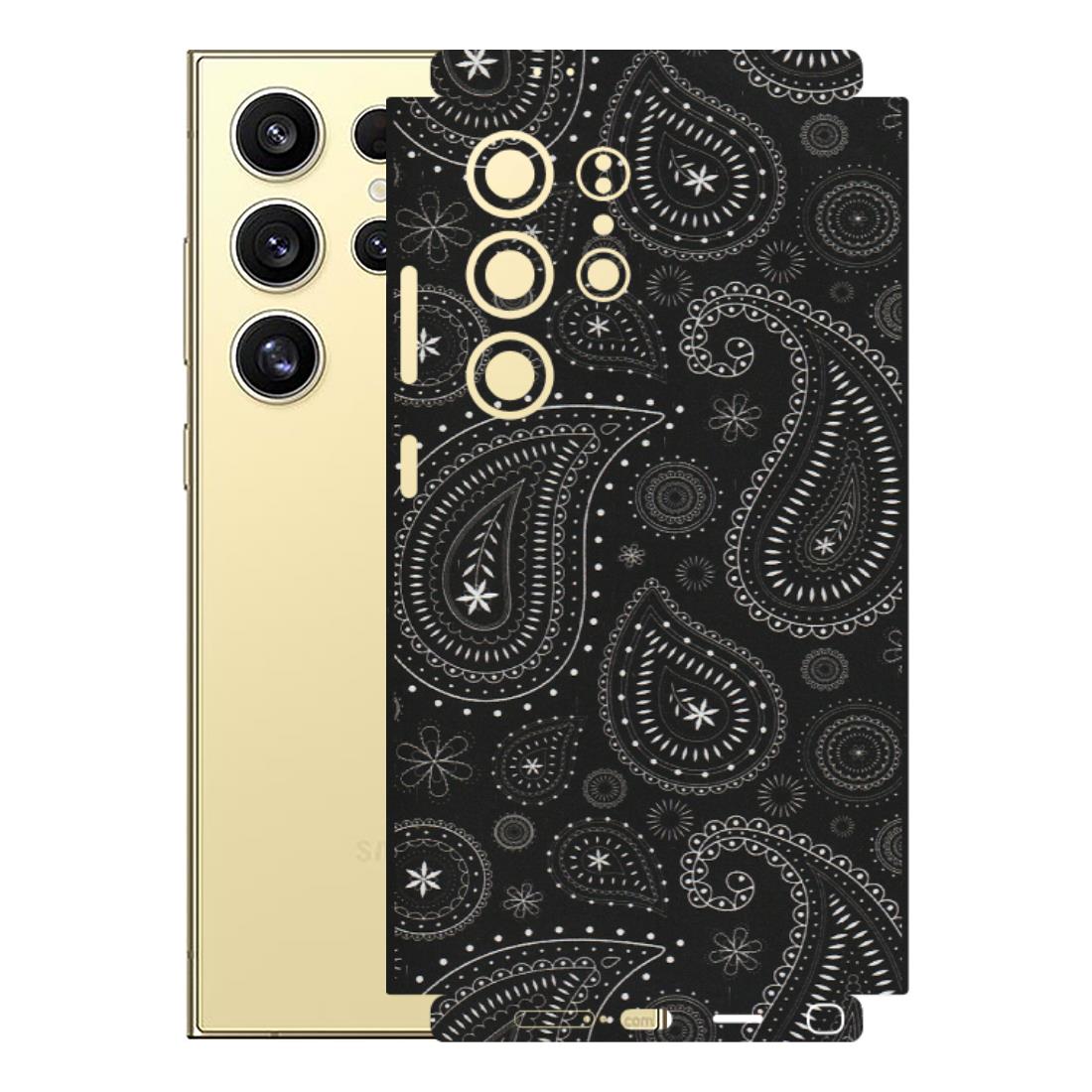 Samsung A/S Series Phone Skins (All Models) - Black Sober Kerry - Matte Finish (M-37) Samsung Galaxy S24 Ultra (5G)
