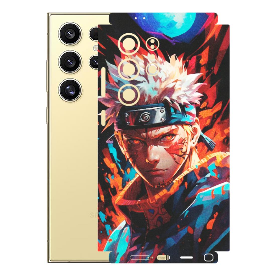 Samsung A/S Series Phone Skins (All Models) - Anime Ferocious Character - Matte Finish (M-44) Samsung Galaxy S24 Ultra (5G)