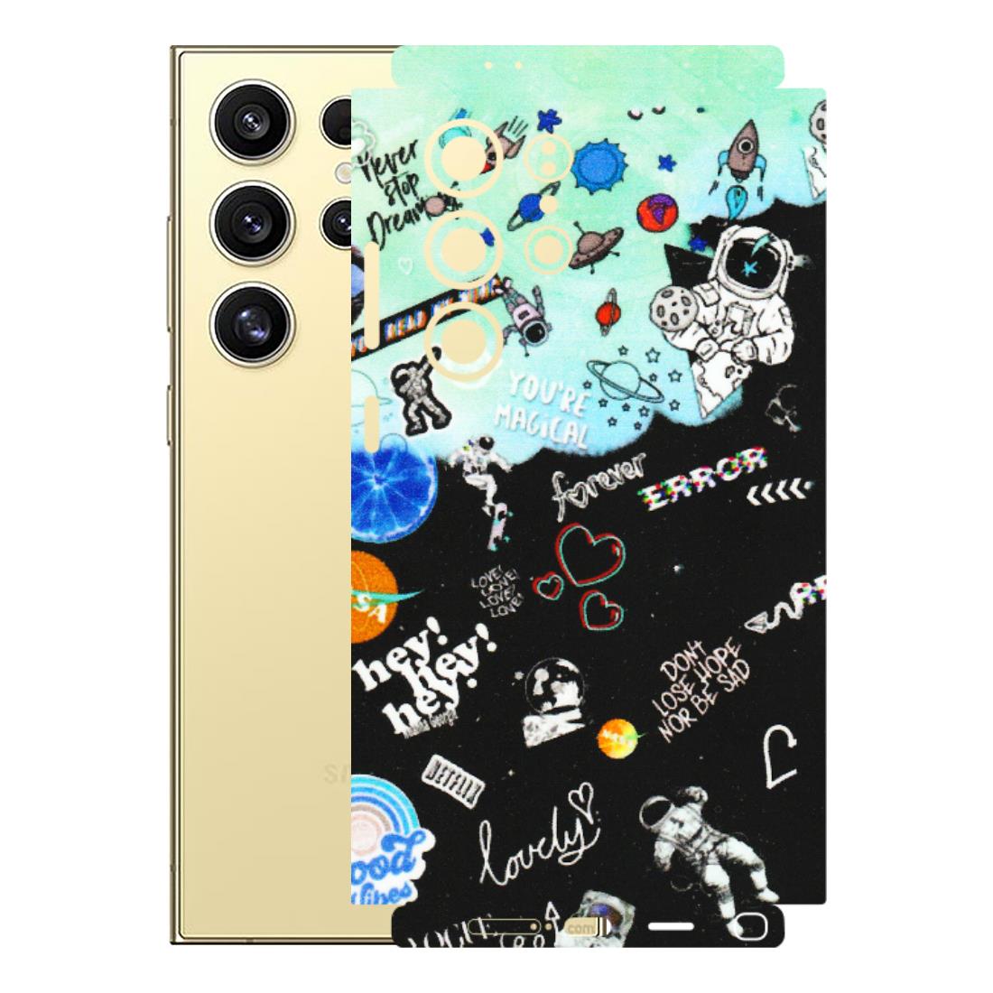 Samsung A/S Series Phone Skins (All Models) - Living In A Space Dream - Matte Finish (M-46) Samsung Galaxy S24 Ultra (5G)