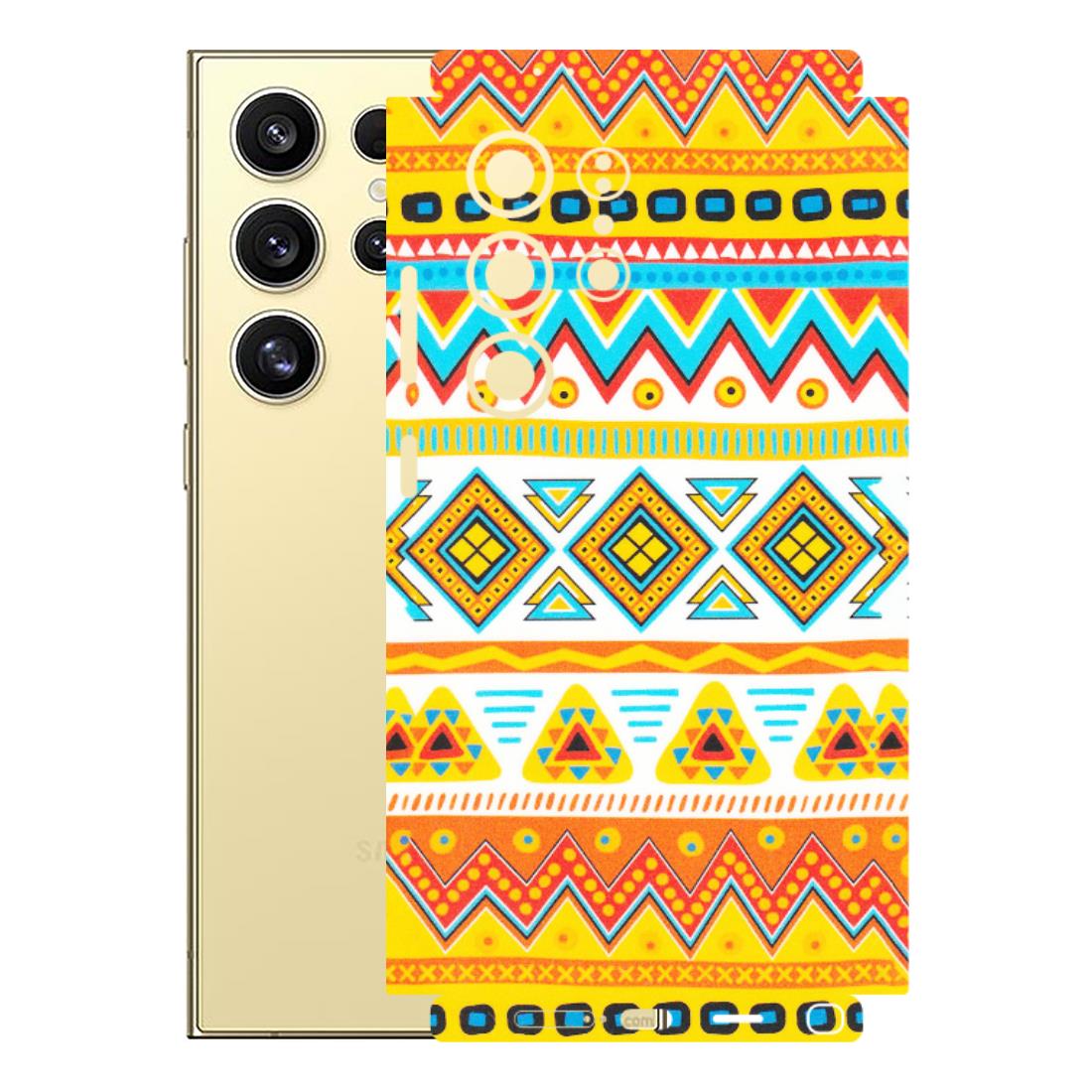 Samsung A/S Series Phone Skins (All Models) - Mexican Abstract - Matte Finish (M-71) Samsung Galaxy S24 Ultra (5G)