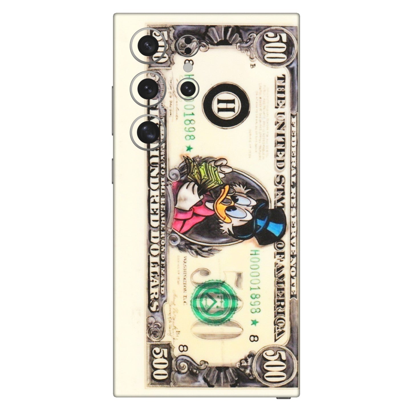 Samsung A/S Series Phone Skins (All Models) - Five Hundred Dollar Duck - Transparent Finish (T-15) Samsung Galaxy S24 Ultra (5G)