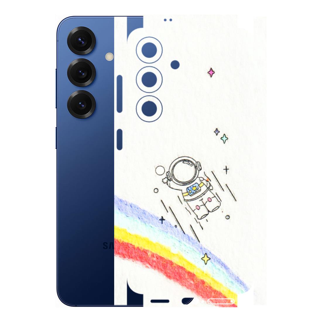 Samsung A/S Series Phone Skins (All Models) - Milkyway Astronaut - 3D Embossed Finish (L-110) Samsung Galaxy S25 (5G)