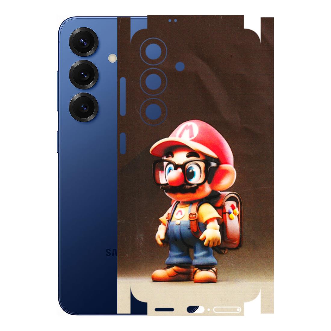 Samsung A/S Series Phone Skins (All Models) - Little Mario - 3D Embossed Finish (L-119) Samsung Galaxy S25 (5G)