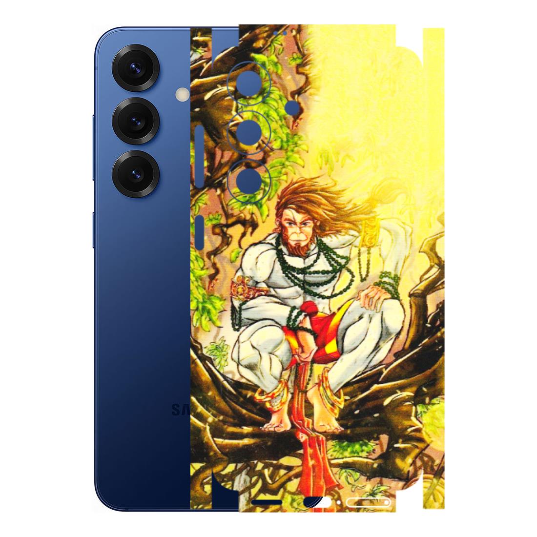 Samsung A/S Series Phone Skins (All Models) - Lord Hanuman - 3D Embossed Finish (L-152) Samsung Galaxy S25 (5G)