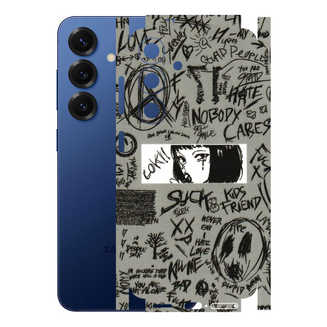 Samsung A/S Series Phone Skins (All Models) - Never Have Love Anime - 3D Embossed Finish (L-260) Samsung Galaxy S25 (5G)