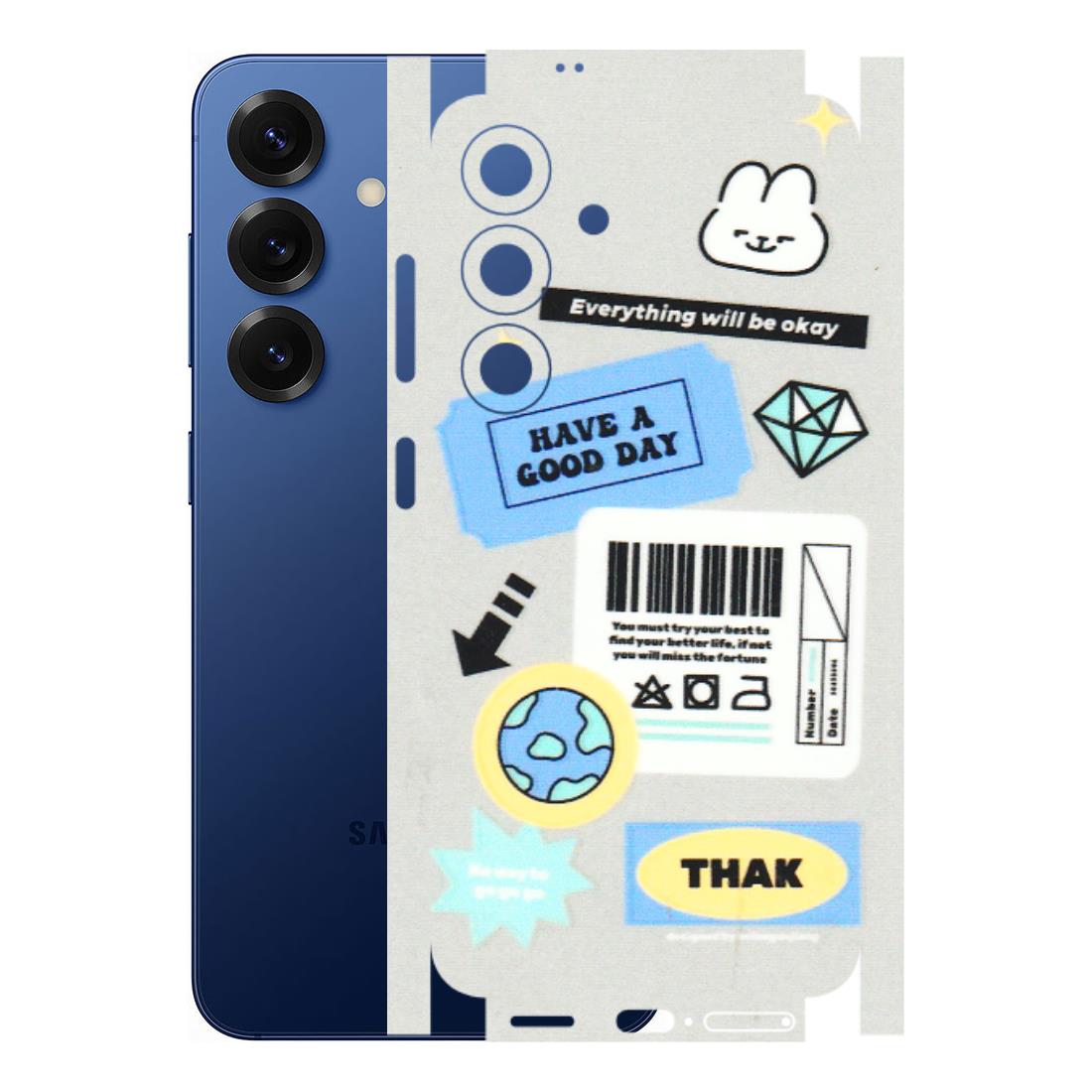 Samsung A/S Series Phone Skins (All Models) - Will Be Okay Design - 3D Embossed Finish (L-316) Samsung Galaxy S25 (5G)