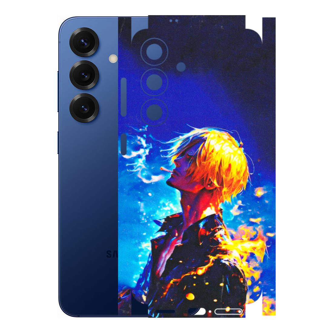 Samsung A/S Series Phone Skins (All Models) - Sanji Vinsmoke One Piece - 3D Embossed Finish (L-319) Samsung Galaxy S25 (5G)
