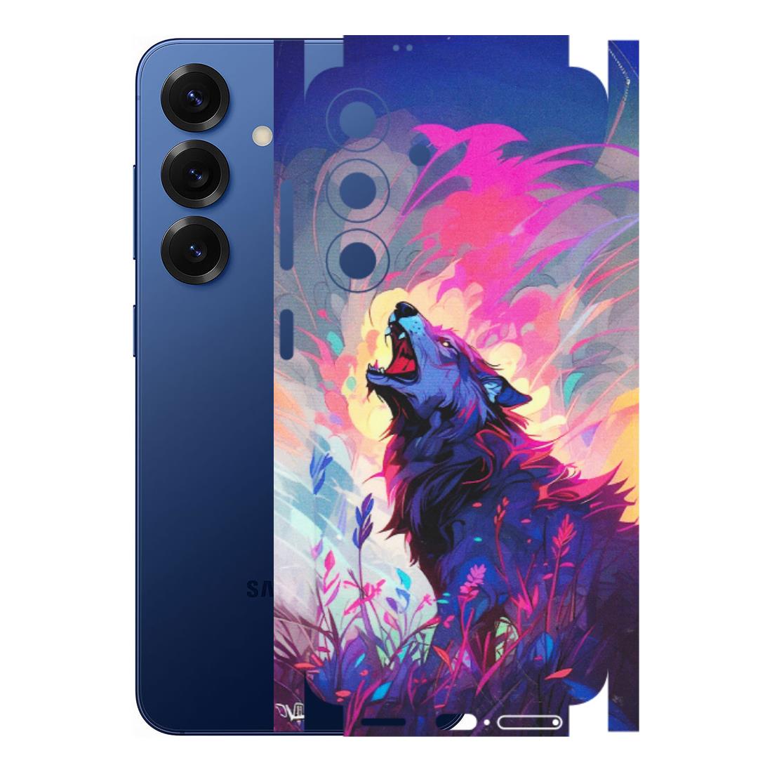 Samsung A/S Series Phone Skins (All Models) - New Wild Wolf Abstract - Matte Finish (M-125) Samsung Galaxy S25 (5G)