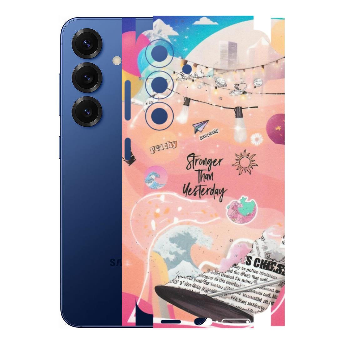 Samsung A/S Series Phone Skins (All Models) - Stronger Then Yesterday - Matte Finish (M-128) Samsung Galaxy S25 (5G)