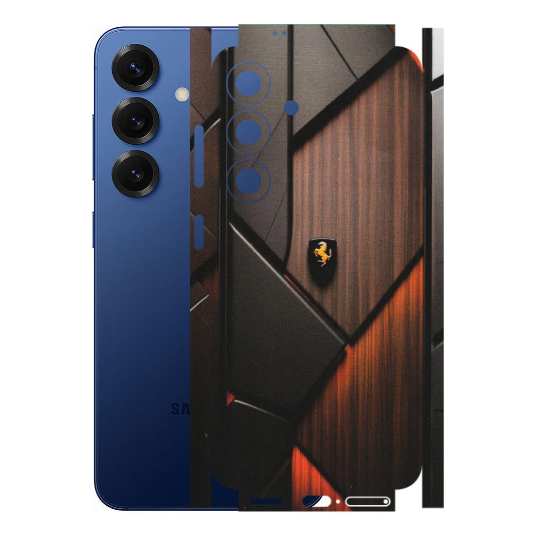 Samsung A/S Series Phone Skins (All Models) - Lambo Beauty Wood Pattern Sober - Matte Finish (M-51) Samsung Galaxy S25 (5G)