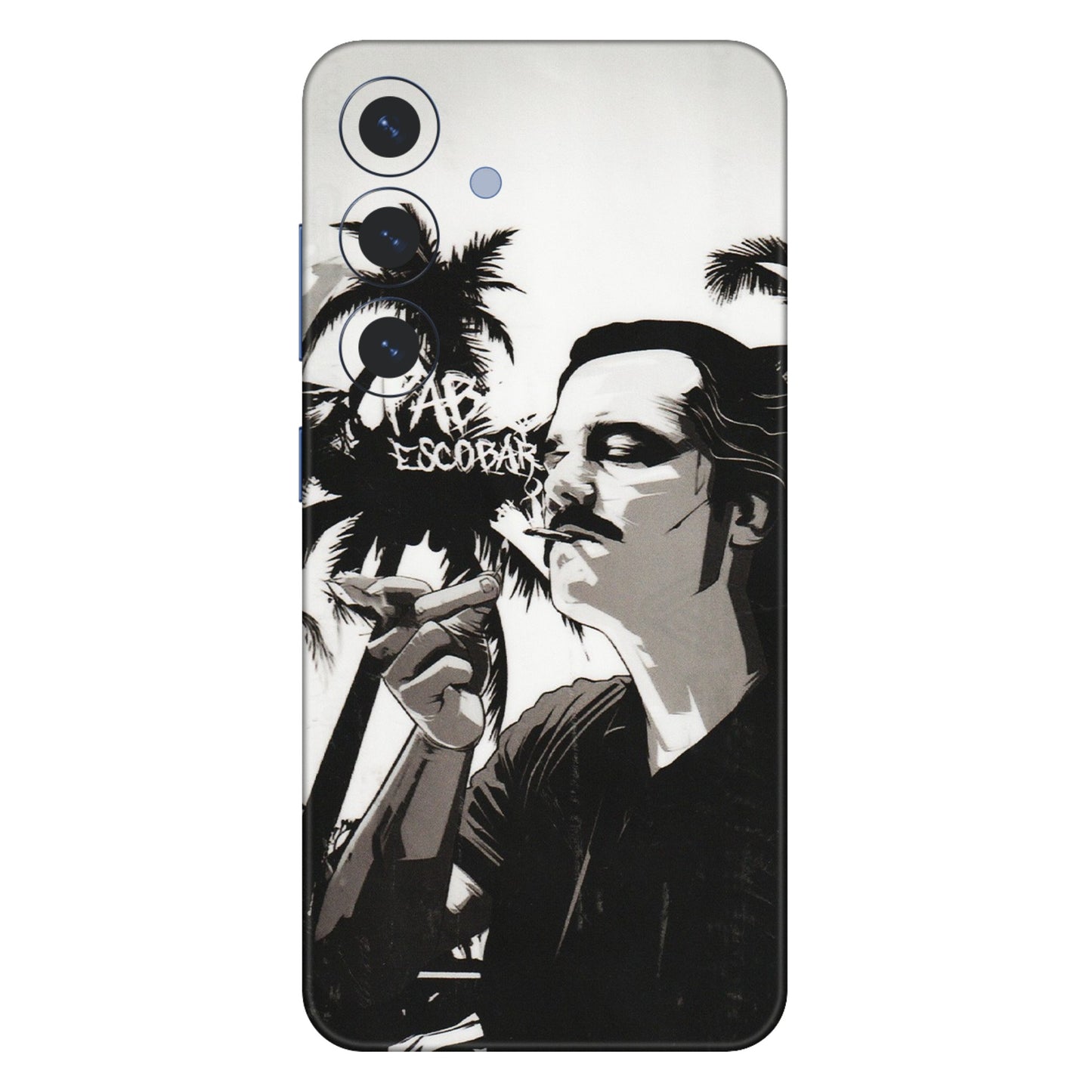 Samsung A/S Series Phone Skins (All Models) - Pab Escobar - Transparent Finish (T-05) Samsung Galaxy S25 (5G)