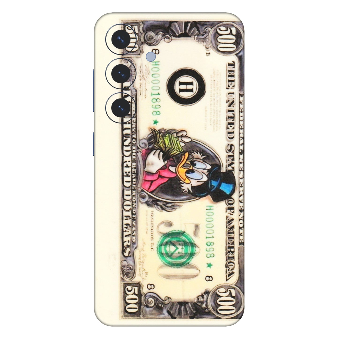 Samsung A/S Series Phone Skins (All Models) - Five Hundred Dollar Duck - Transparent Finish (T-15) Samsung Galaxy S25 (5G)