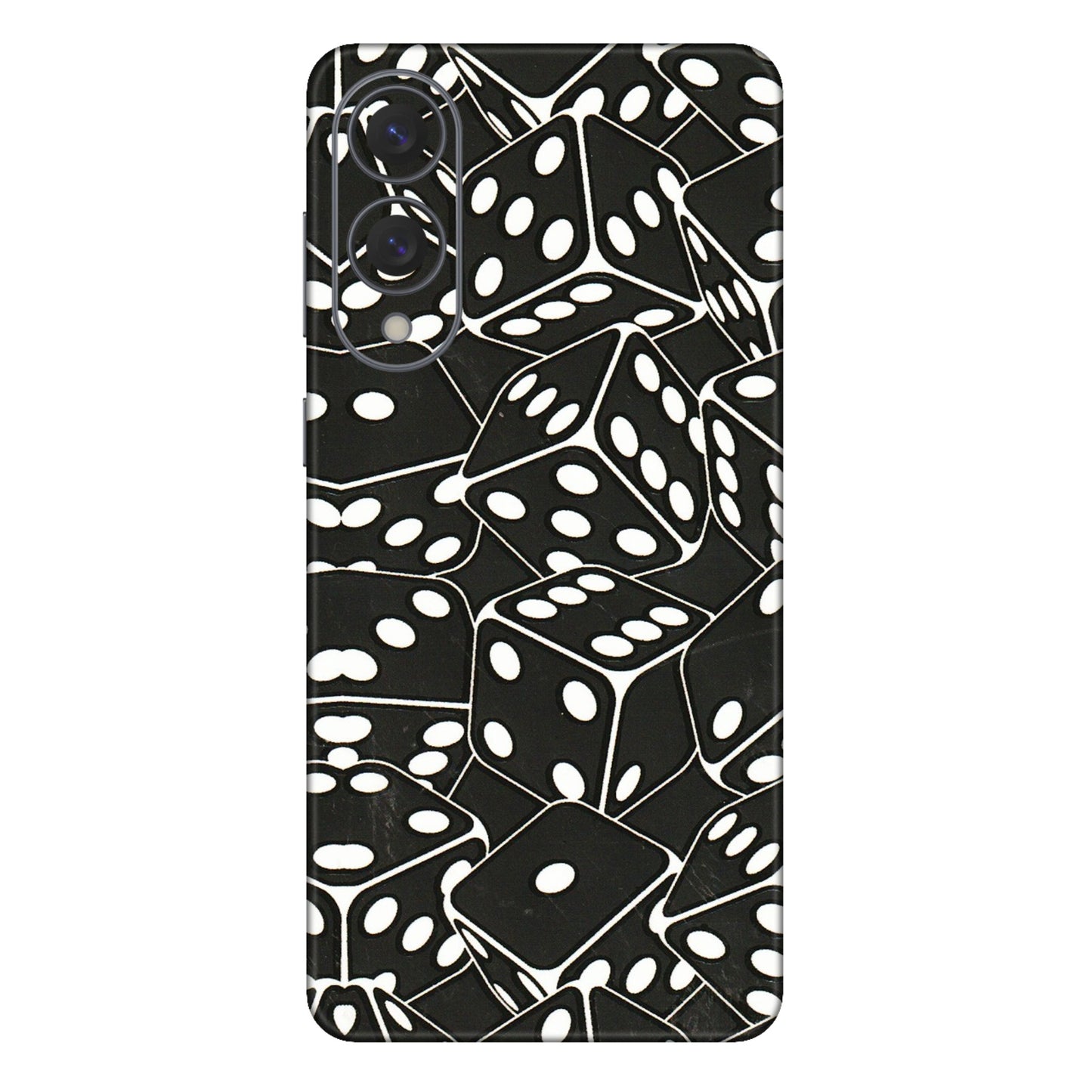 Samsung A/S Series Phone Skins (All Models) - Big Black Dices - 3D Embossed Finish (L-106) Samsung Galaxy S25 Edge