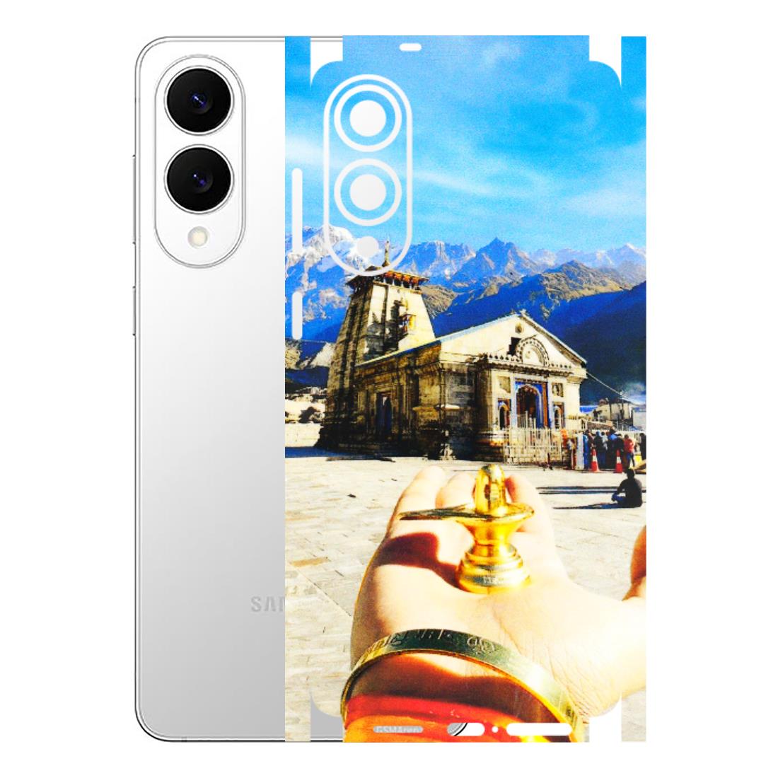 Samsung A/S Series Phone Skins (All Models) - Beauty of Kedarnath - 3D Embossed Finish (L-108) Samsung Galaxy S25 Edge