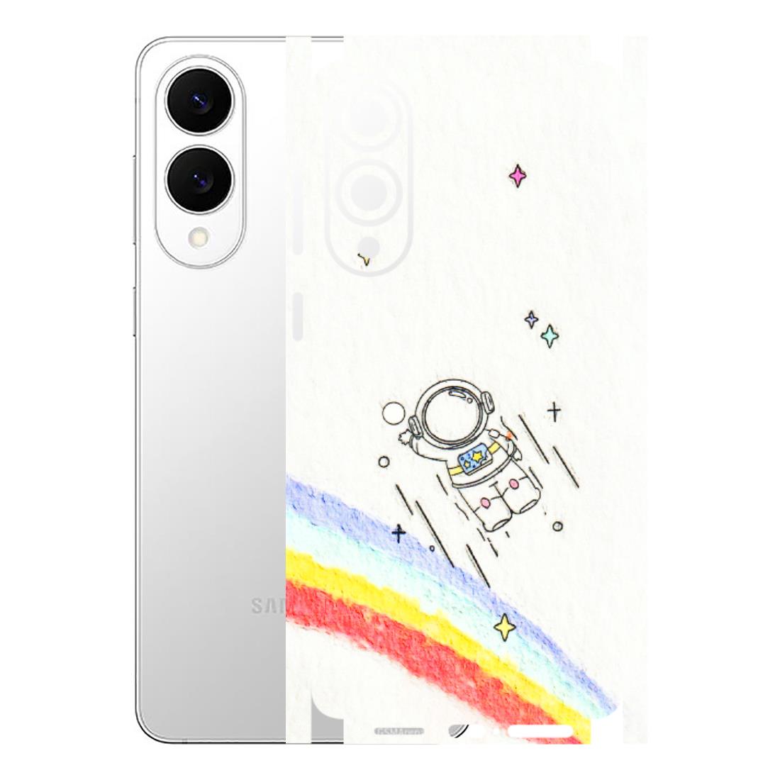 Samsung A/S Series Phone Skins (All Models) - Milkyway Astronaut - 3D Embossed Finish (L-110) Samsung Galaxy S25 Edge