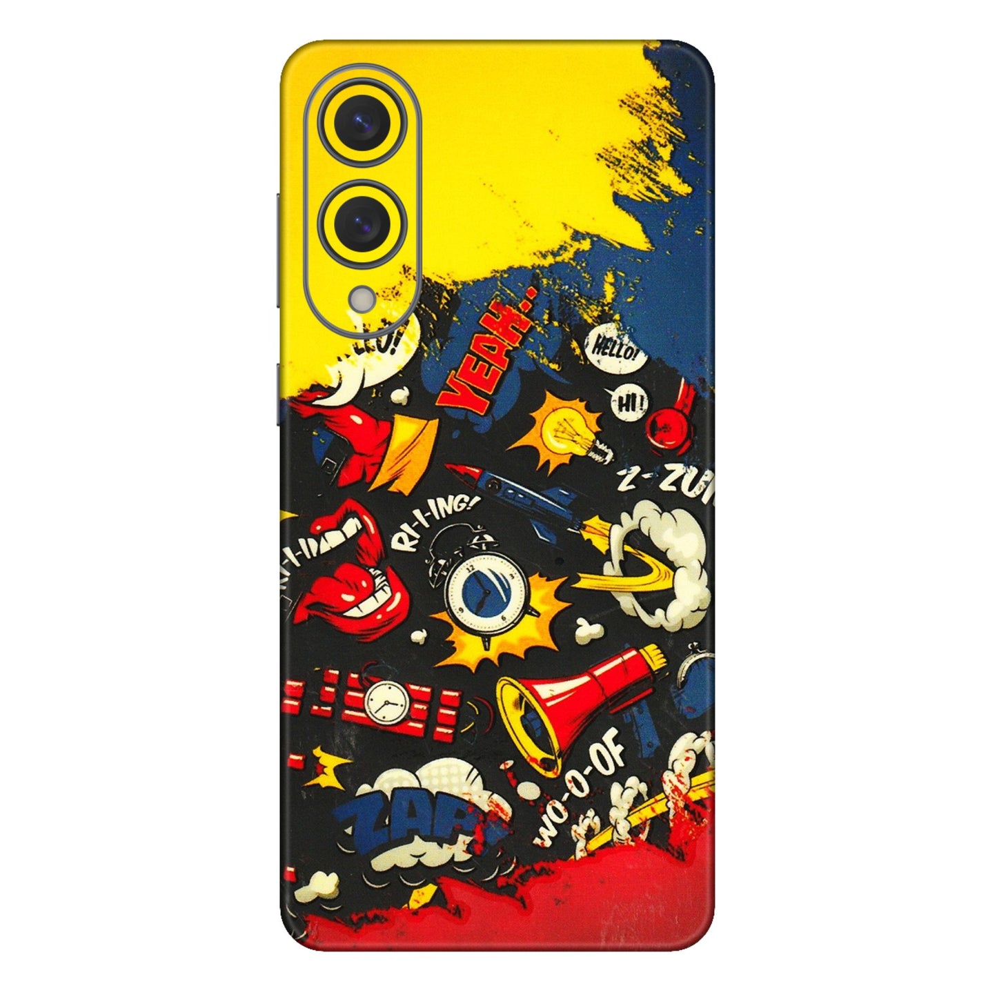Samsung A/S Series Phone Skins (All Models) - Pacific Doodle Art - 3D Embossed Finish (L-120) Samsung Galaxy S25 Edge