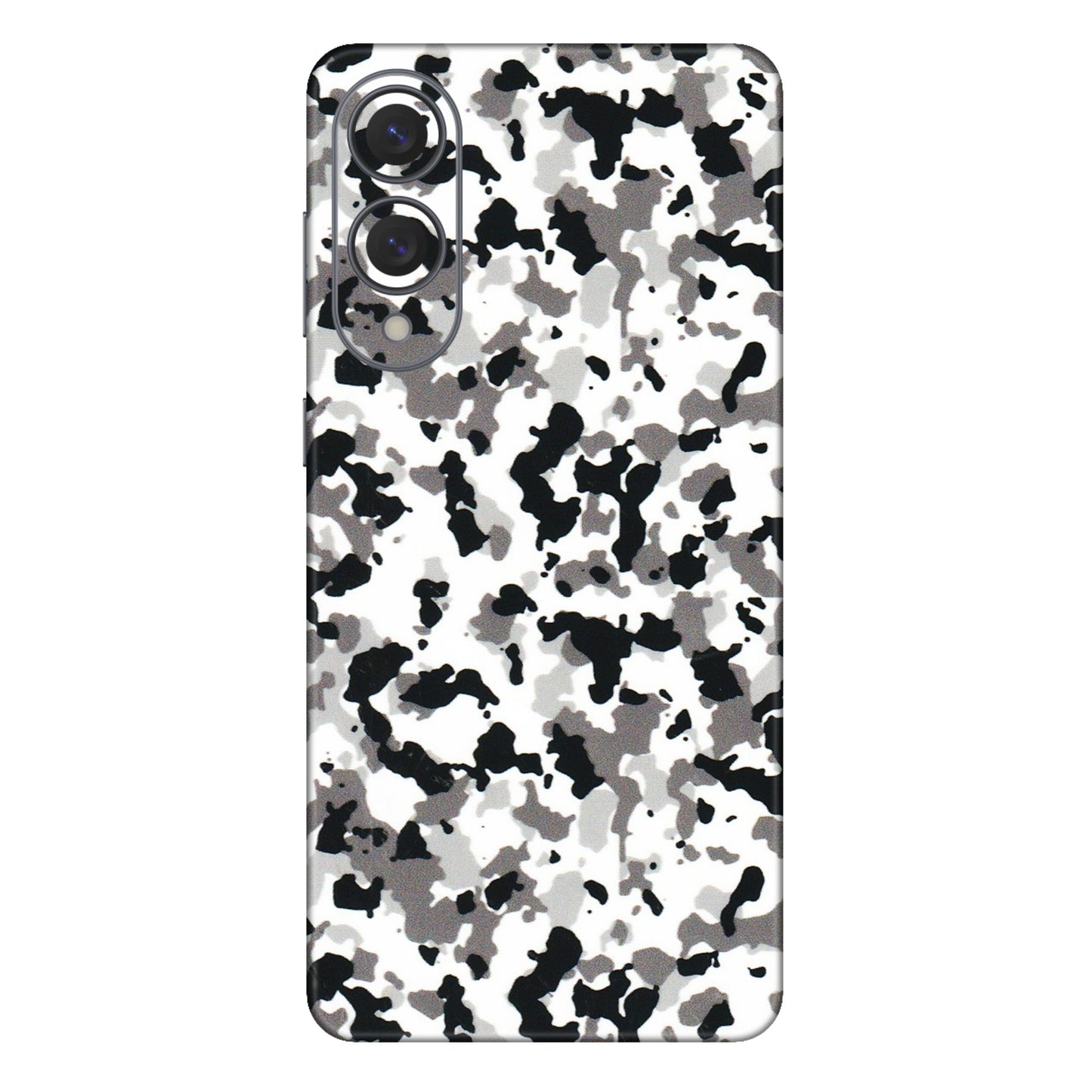 Samsung A/S Series Phone Skins (All Models) - White Black Camouflage - 3D Embossed Finish (L-18) Samsung Galaxy S25 Edge