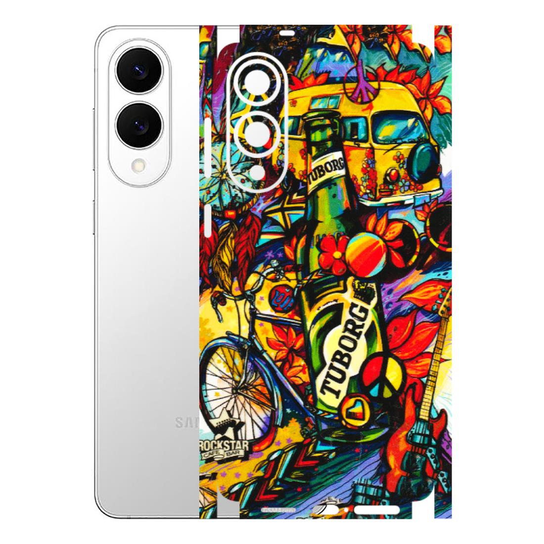 Samsung A/S Series Phone Skins (All Models) - Cool Beer Bottle - 3D Embossed Finish (L-193) Samsung Galaxy S25 Edge