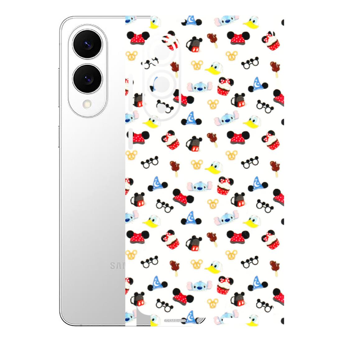 Samsung A/S Series Phone Skins (All Models) - Minnie Mouse & Donald Doodles s - 3D Embossed Finish (L-194) Samsung Galaxy S25 Edge
