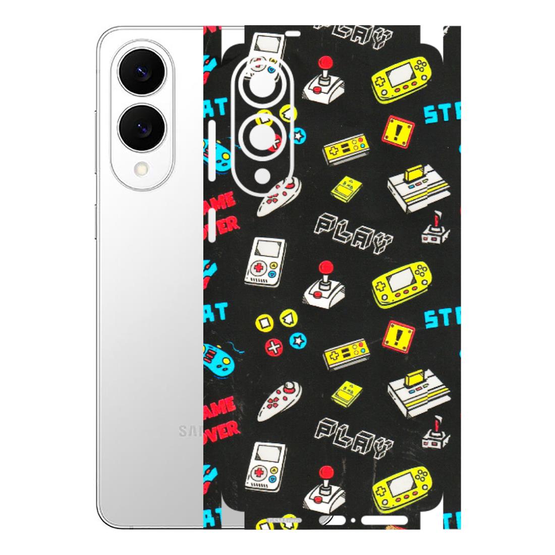 Samsung A/S Series Phone Skins (All Models) - Gaming Doodles - 3D Embossed Finish (L-224) Samsung Galaxy S25 Edge
