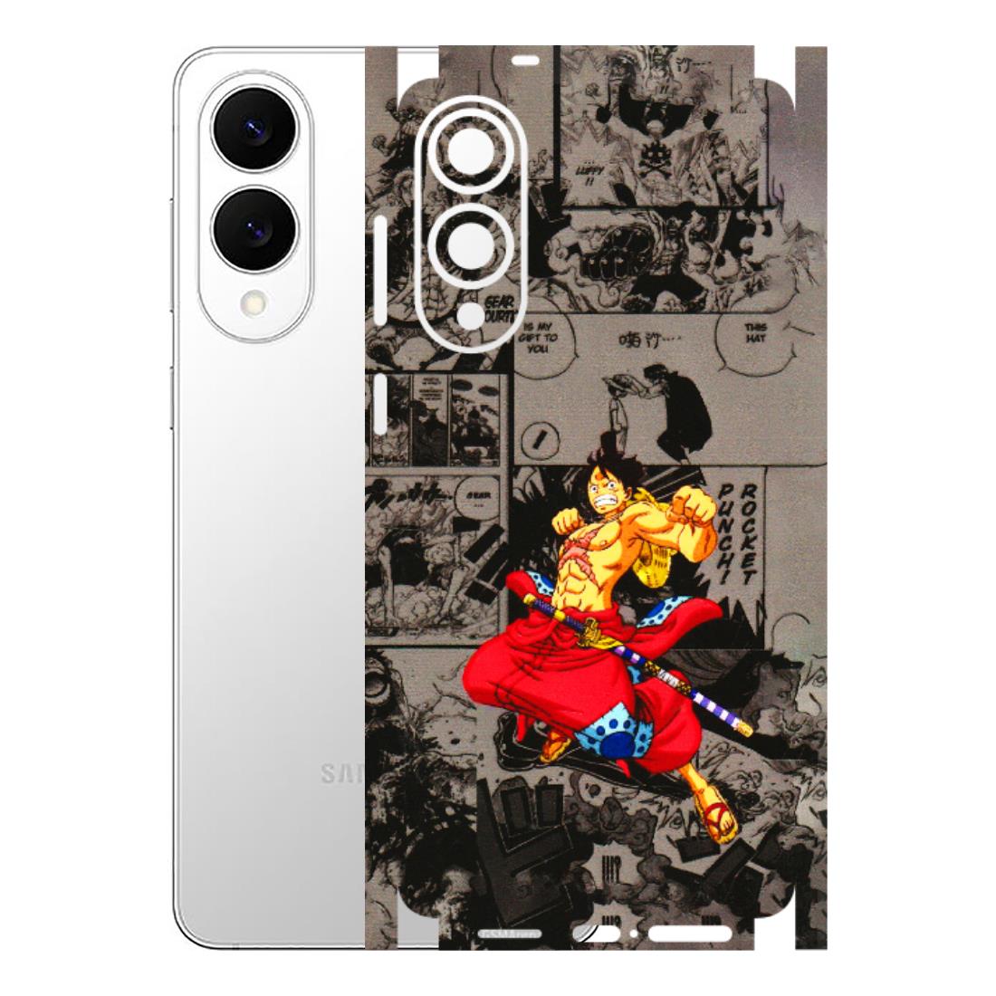 Samsung A/S Series Phone Skins (All Models) - One Piece Rocket Punch Manga - 3D Embossed Finish (L-25) Samsung Galaxy S25 Edge