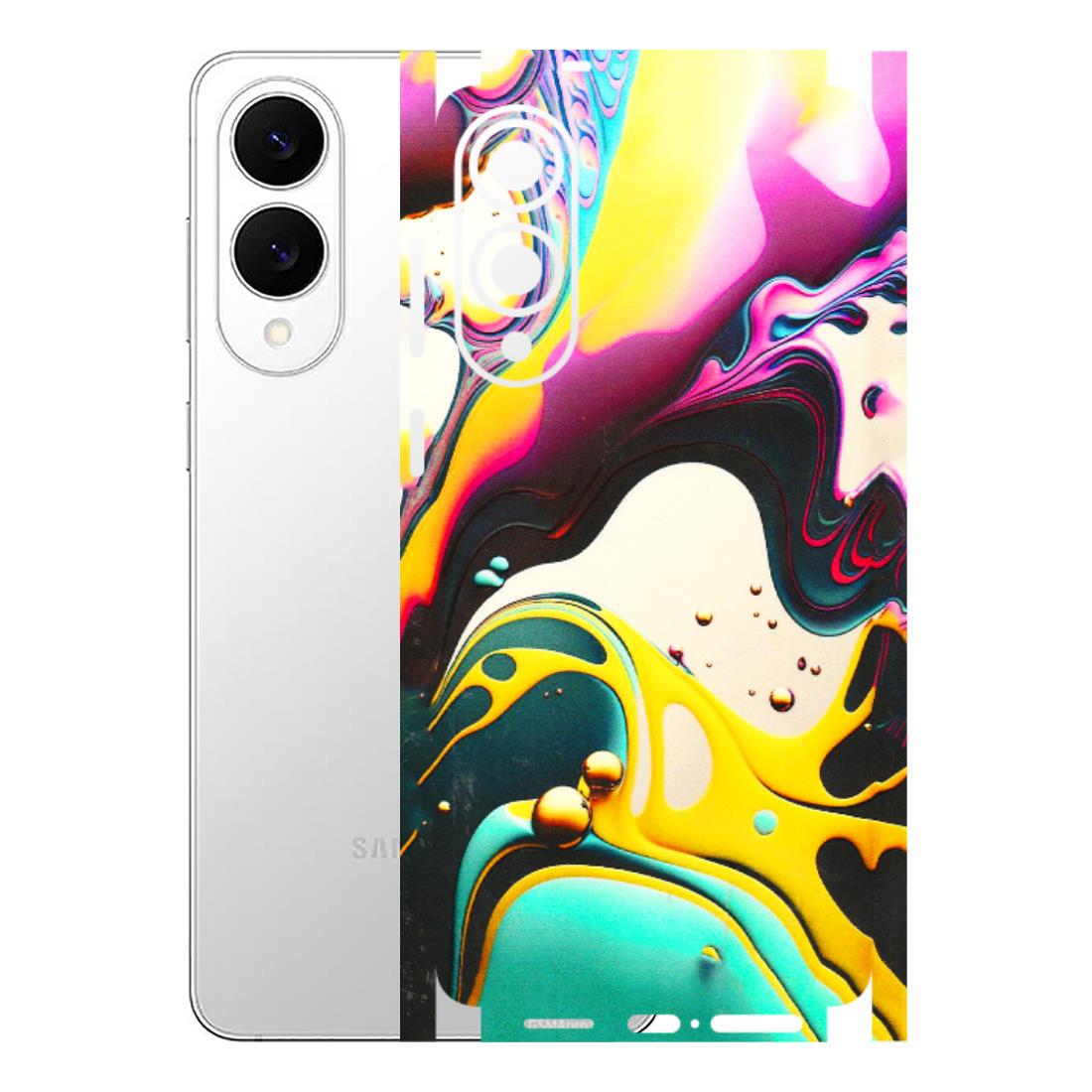 Samsung A/S Series Phone Skins (All Models) - Multicolor Abstract pattern - 3D Embossed Finish (L-254) Samsung Galaxy S25 Edge