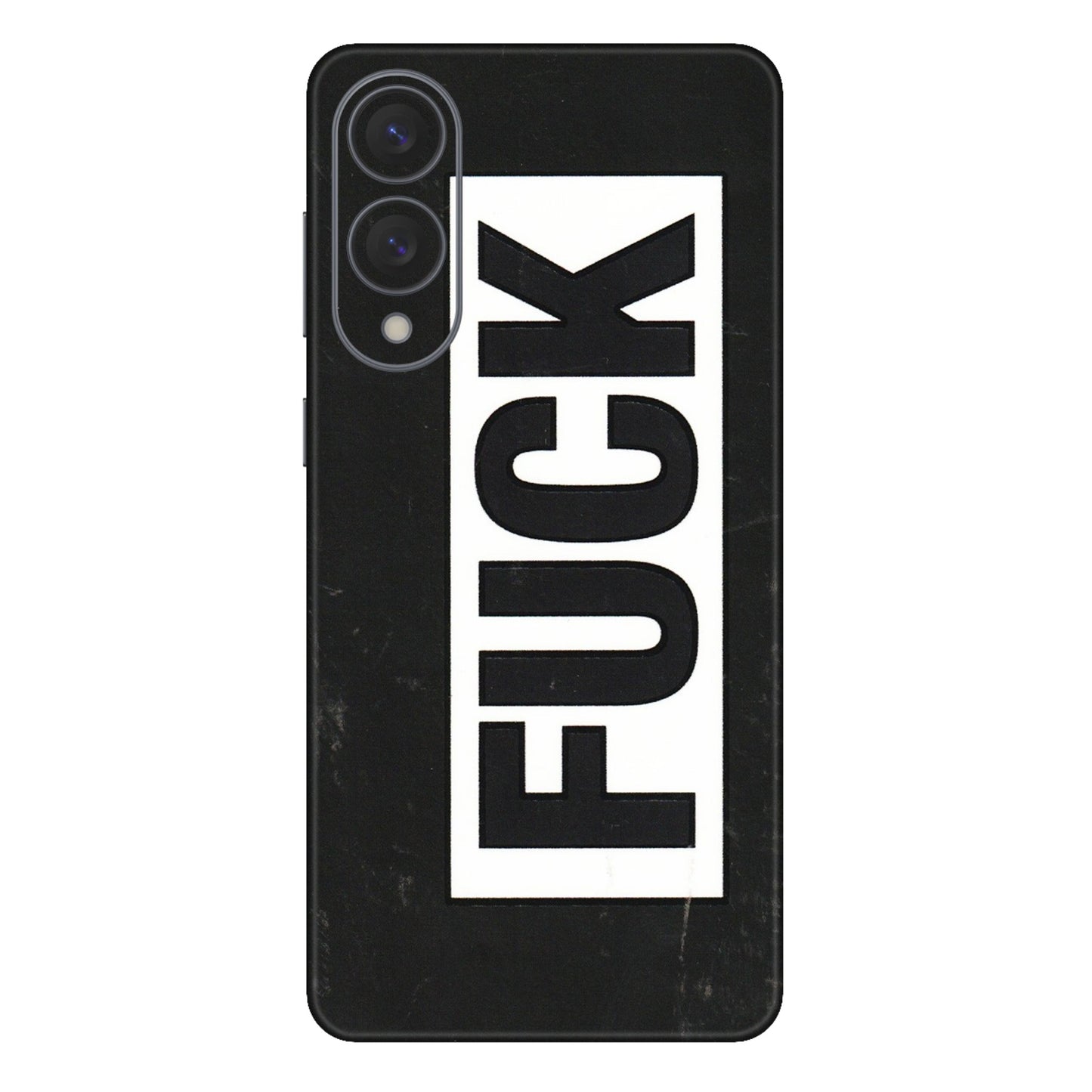 Samsung A/S Series Phone Skins (All Models) - The F Word - 3D Embossed Finish (L-255) Samsung Galaxy S25 Edge