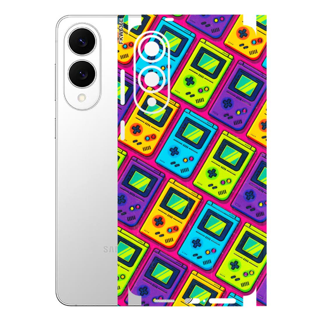 Samsung A/S Series Phone Skins (All Models) - Gameboy Colourful - 3D Embossed Finish (L-266) Samsung Galaxy S25 Edge
