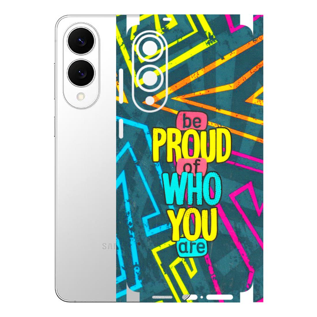 Samsung A/S Series Phone Skins (All Models) - Be Proud Of Who You Are - 3D Embossed Finish (L-277) Samsung Galaxy S25 Edge