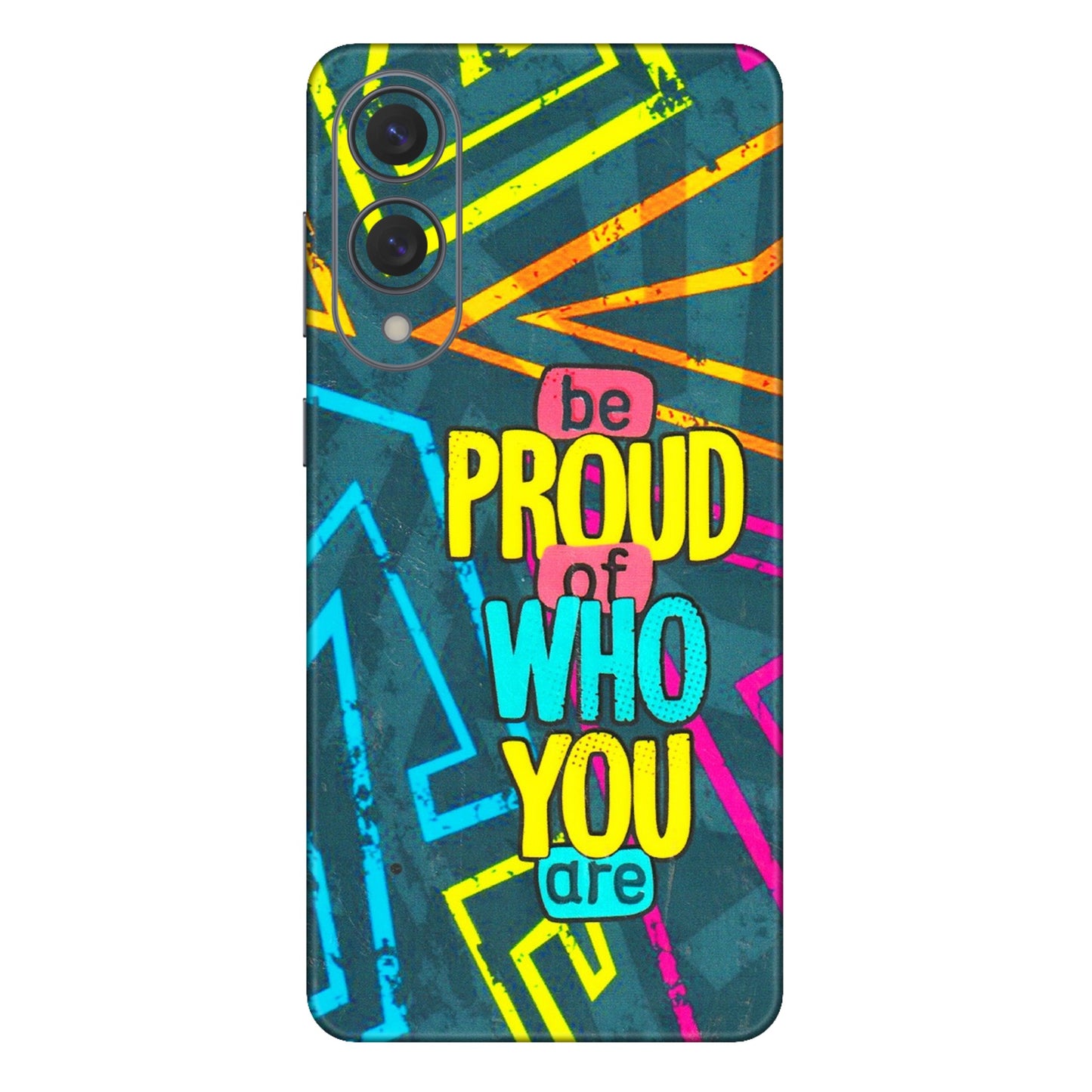 Samsung A/S Series Phone Skins (All Models) - Be Proud Of Who You Are - 3D Embossed Finish (L-277) Samsung Galaxy S25 Edge